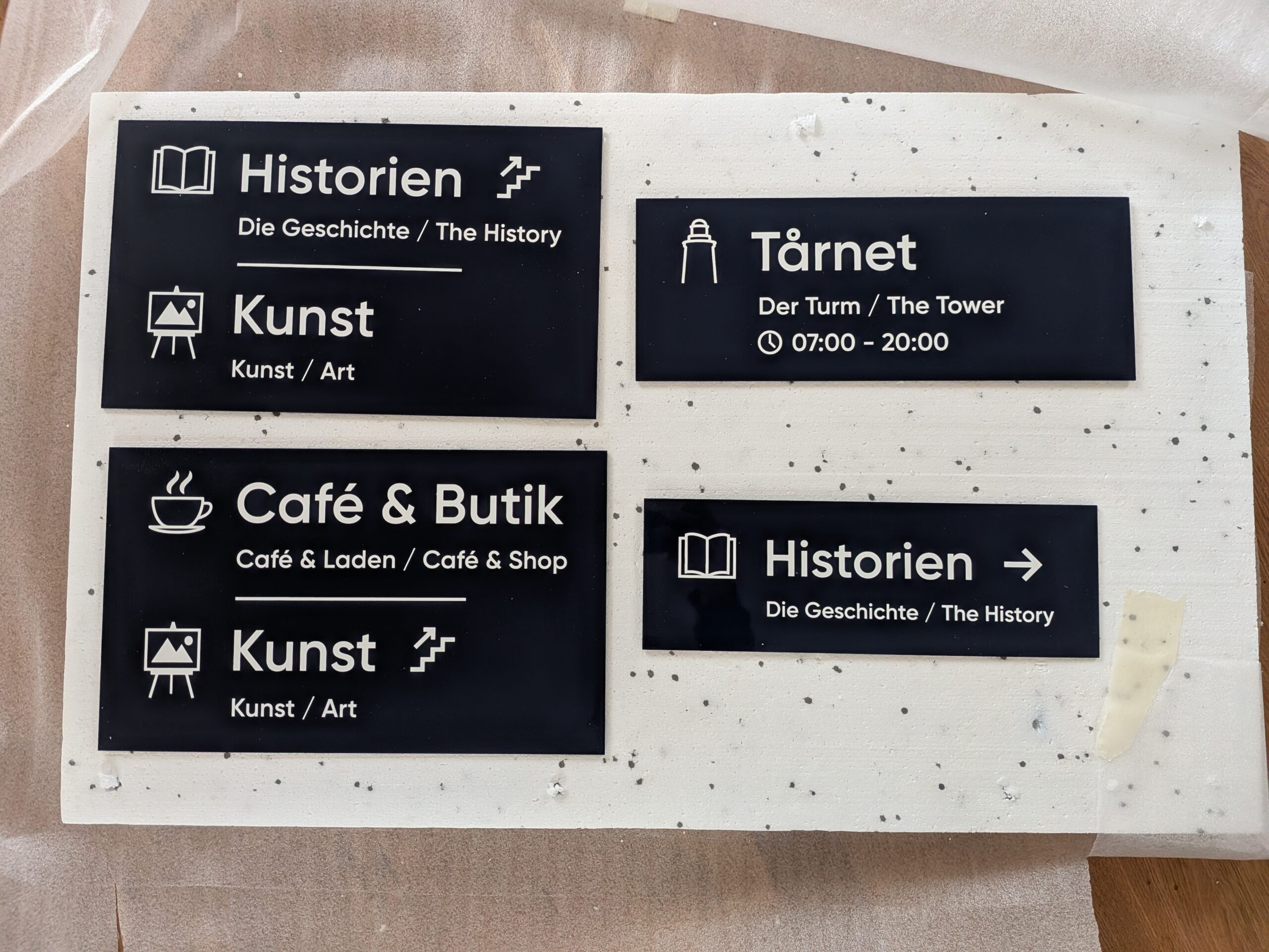 Wayfinding-skilte